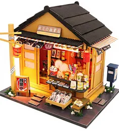 Cutebee Casa delle bambole fai-da-te Case delle bambole in legno Kit di mobili per casa delle bambole in miniatura Giocattoli per bambini Anno Regalo di Natale Casa 2206273731666