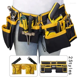 Storage Bags Multi-functional Electrician Tools Bag Oxford Cloth Carpenter Waist Pouch Belt Holder Organizer Garden Tool Packs