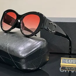 S Para mulheres, óculos de sol redondos clássicos, designer unissex Goggle Beach Sun Glasses Channel UV400 com Box 275