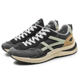 Mode hommes baskets respirantes hommes chaussures de Sport décontractées à lacets confortables hommes formateurs maille chaussures de course Zapatos Hombre