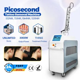 Picosecond price Korea 1064 532 Q switch Laser ND yag laser pico second 3000w tattoo removal machine for sale