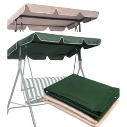 Skugga 210D Top Rain Cover Ruffled Park -Secast Outdoor Patio Swing Chair Dust S Waterproof Seat 230510