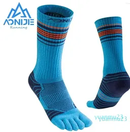 2023 Sports Socks One Pair Quick Drying Five-finger For Men's Running And Fitness Deodorant Sweat Absorption Breathable