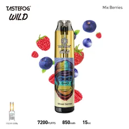 Skittles Mr. Blue 7000 Puffs Одноразовые вейп оптом от Tastefog Wild Mixed Flavors