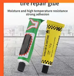 2st 12g/20 ml Motorcykelcykeldäck Reparera lim Portable Scooter Inner Tube Puncture Stark däckreparationslim