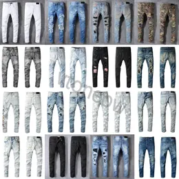 2023 Projektant dżinsów męskie spodnie haftowe mody otwory spusty amerykańskie rozmiar s-2xl hip hop w trudnej sytuacji zamek błyskawiczny dla mężczyzn