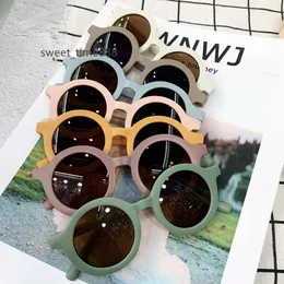Conchen 2023 Fashion 90s Retro Round Unisex Vintage Child Sun نظارات من 1 إلى 8 سنوات النظارات الصغار للأطفال 2022