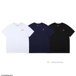 2023 유럽계 미국인 새로운 패션 툴링 Br Carhart T Shirts Evergreen Classic 자수 골드 레터 디자인 간단한 캐주얼 UFMP