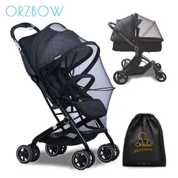 Crib Netting Orzbow Baby Stroller Mosquito Net Summmer Stretchable Netting Breathable Folding Zipper Baby Crib Cradles Cart Portable Cover 230510