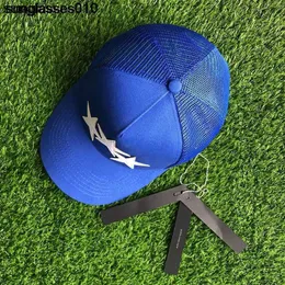 Exklusiv 3star Trcuker Cap Blue Baseball Hat Men's Amirs Cotton Canvas Truck Driver Hat
