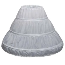 Kjolar Flower Girls Petticoat Baby Girl's Ondskirt Toddler Princess Birthday Party Kids White kjol för barn Kläder Vestidos 230510