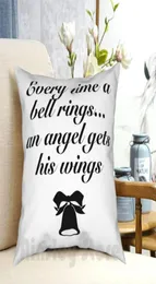 Pillow Case It039S A Wonderful LifeEverytime Bell Rings Printed Home Soft DIY Cover Everytime Its7577921