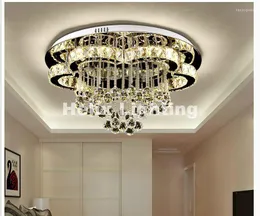 Plafoniere Lampada moderna da cella Colori regolabili LED Cristallo AC Lampade decorative per la casa Telecomando