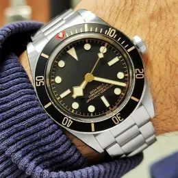 Tudors Black Bay AAA 3A wysokiej jakości zegarki 41 mm mężczyzn z pudełkiem podarunkowym Sapphire Crystal Automatyczne mechaniczne A588