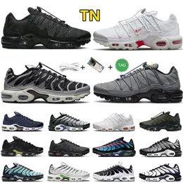 Plus Tn tns Mens Running Shoes Toggle Utility Triple White Black Reflective Hyper Atlanta Sky Blue Football Federation Men Women Trainers Sports Sneakers chaussure