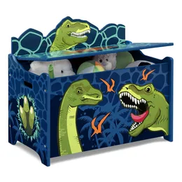 Delta Kids Dinosaur Deluxe Toy Box - Greenguard Gold Certified