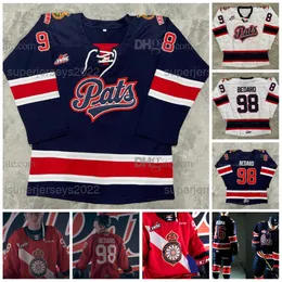 98 Connor Bedard Regina Pats Eishockeytrikot Corban Almen