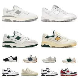 New Bb550 550 Mens Women Casual Shoes designer sneakers White Green Grey Sea Salt Black Navy Blue UNC Syracuse Purple Varsity B550 N327 mens trainers Jogging Walking