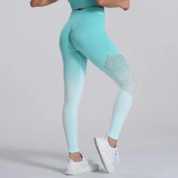 Aktywne spodnie joga wysoka talia gmy legginsy fitness Kobiety seksowne trening pchnij odzież czynne jeggierki