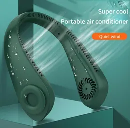 Xiaomi Youpin YOYOPIN Mini Neck Fan Air Coolers Portable Bladeless USB Rechargeable Mute Sports Fans for Outdoor Ventilador Portat7533724