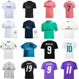 16 17 18 19 20 21 Real Madrids Retro camisas de futebol 2016 2017 2018 2019 2020 HAZARD MODRIC MARCELO CASEMIRO SERGIO RAMOS BENZEMA ASENSIO KROOS BALE ISCO camisa de futebol