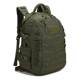Backpacking Packs 35L Militär taktisk ryggsäck Trekking Hunting Tactics Army Camping Bag Molle Climbing Påsar utomhusvattentät vatten P230510