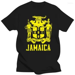 Men's T Shirts Jamaica Coat Of Arms Out Many One People Pride Men'S T-Shirt Selling Top Fitness Clothing Tops Male Print Tee Shirt