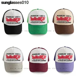 American truck hat Street baseball cap Female summer breathable sunscreen cap small face