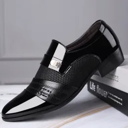 Dress Shoes Former Men Shoe Black Leather for Luxury Plus Size Party Office Business Casual Loafers Zapatos De Vestir Hombre 230510