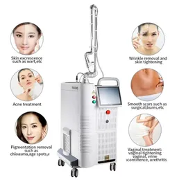 Klinikanvändning 60 watt CO2 Fraktionell lasermaskin för hudföryngring Reparation Lyft Anti åldrande Acne ärr Freckles Stretch Marks Borttagning 10600Nm Laser Original logotyp