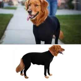 Ropa para perros suave mantener caliente lavable traje de recuperación sólido Protector de heridas abdominales elástico después del uso ropa para mascotas antiansiedad