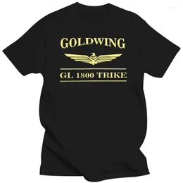 Camisetas para hombre Goldwing Trike Bar Logo Shirt Graphic Spring Autumn Character Tee Vintage Over Size 5xl Cool Style