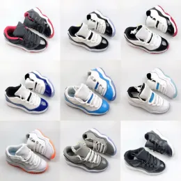 اشتر أحذية الأطفال UNC Boys Cherry Basketball 11 Jumpman 11s Shoe Kids Black Mid Sneaker Chicago Designer Militar