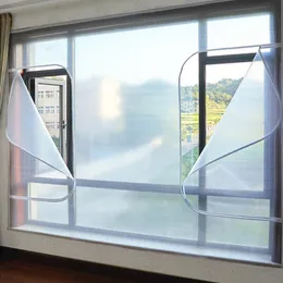 Curtain Customizable Winter Window Keep Warm Film Double Layer Windproof With Zipper SelfAdhesive Heat Protection 230510