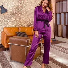 Kadın pijama kadınları saten ipek pijama seti 2 adet kıyafetler ev kıyafeti gece kıyafetleri kadın siyah düz renk lüks pjs pijamalar kış