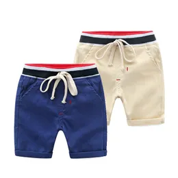 Shorts sommar 28 barn bomull för pojkar flickor godis färg småbarn trosor barn strand korta sportbyxor baby 230510