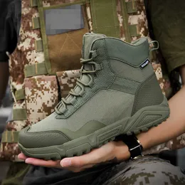 Hiking Footwear tticas militares homens combate fora especial deserto exrcito ankle boot tamanho grande 39-47 ar livre trabalho segurana masculino P230511