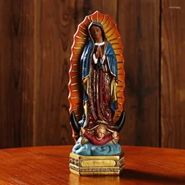 Naszyjniki wiszące DIYALO Matki Bożej z Guadalupe postać Święta Matka Błogosławiona Maryja Maryja Standing Statua Modlitwa chrześcijańska boskość