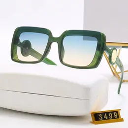 Gafas de sol de diseñador Moda elíptica Gafas de sol anchas de alta calidad Mujeres Hombres Gafas con estampado de letras Verano 7 colores opcionales