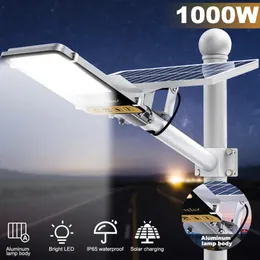 Solar Street Light Waterproof LED Backyard Street Lamps Säkerhet Flodbelysning Vägglampa Garden Sunlight House Remote Control Waterproof Wall Lamp