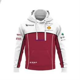 I12h 2023 Fashion F1 Мужские куртки с капюшоном Толстовка Formula One Team Alpha Romeo Racing 3d Print Женская с круглым вырезом Детская P925