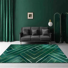 Teppiche Retro Dunkelgrün Wohnzimmer Dekoration Teppich Studio Große Fläche Teppiche Lounge Teppich Home Decor Matte Erweiterte Teppiche für Schlafzimmer 230511