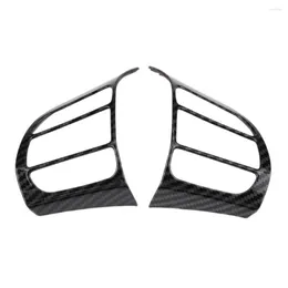 Steering Wheel Covers 1 Pair Car Cover Frame Trim Insert Sticker For Encino Kauai Kona 2023-2023 SUV Carbon Fiber