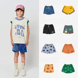Shorts Bobo 2023 Summer Boys 'Western Style Western Fin Cartoon Sports Jeans Children's 230510