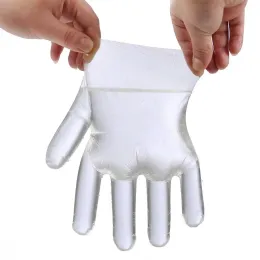 presa di fabbrica Guanti monouso in plastica Monouso per la preparazione degli alimenti Glof PE PolyGloves per la cottura Pulizia Manipolazione degli alimenti Strumenti per la pulizia della casa Proteggi la mano