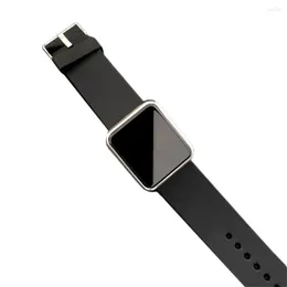 Armbanduhren Sportuhr, nützlich, leicht, quadratisches Zifferblatt, LED, verstellbar für Fitness, Unisex-Armbanduhr, elektronisch