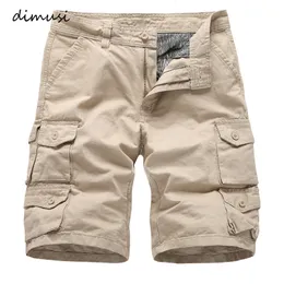 Men's Shorts DIMUSI Summer Men's Shorts Casual Male Cotton Fitness Sports Cargo Shorts Male Knee Length Breathable Beach Shorts Board Joggers 230511