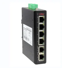 Switch PoE industriale ONV a 6 porte con 4 POE+ 10/100M Gigabit switch in fibra ethernet 48V non gestito poe IEEE802.3af/at