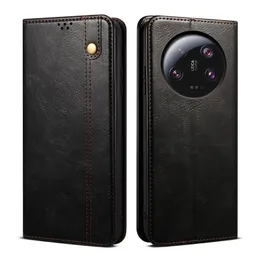 Fundas de teléfono Crazy Horse para Xiaomi 13 12 12T 12S 12X POCO X5 X4 11 Ultra Lite Pro 4G 5G, funda de cuero tipo billetera, Capa