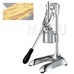 Zerdrückte lange Kartoffeln, frittierte Chips, Lebensmittelverarbeitungsgeräte, Extruder, superlange Pommes-Frites-Maschine, manuelle Herstellung von Kartoffelchips